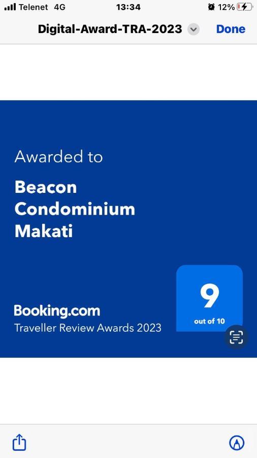 Beacon Makati Condo Free Pool Access Free Wifi 100Mbps & Free Netflix Манила Экстерьер фото